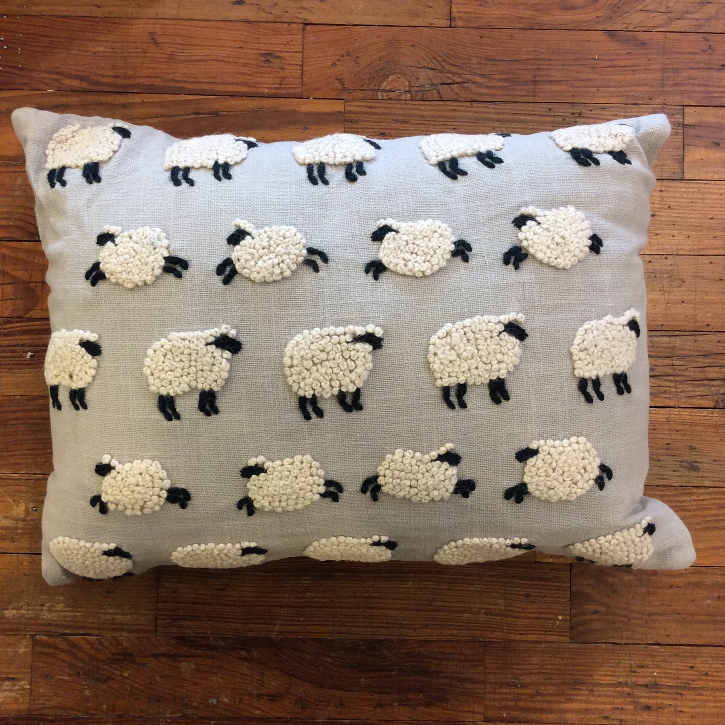 Appliqué Sheep Pillow