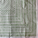 Nona Apple Green Tablecloth- 60” x 60”