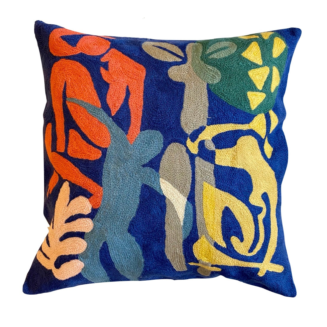 Matisse Silhouettes Chainstitch Pillow