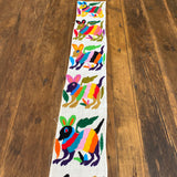Otomi Mini Panel- Multicolor Animals- 34”x 5”- D