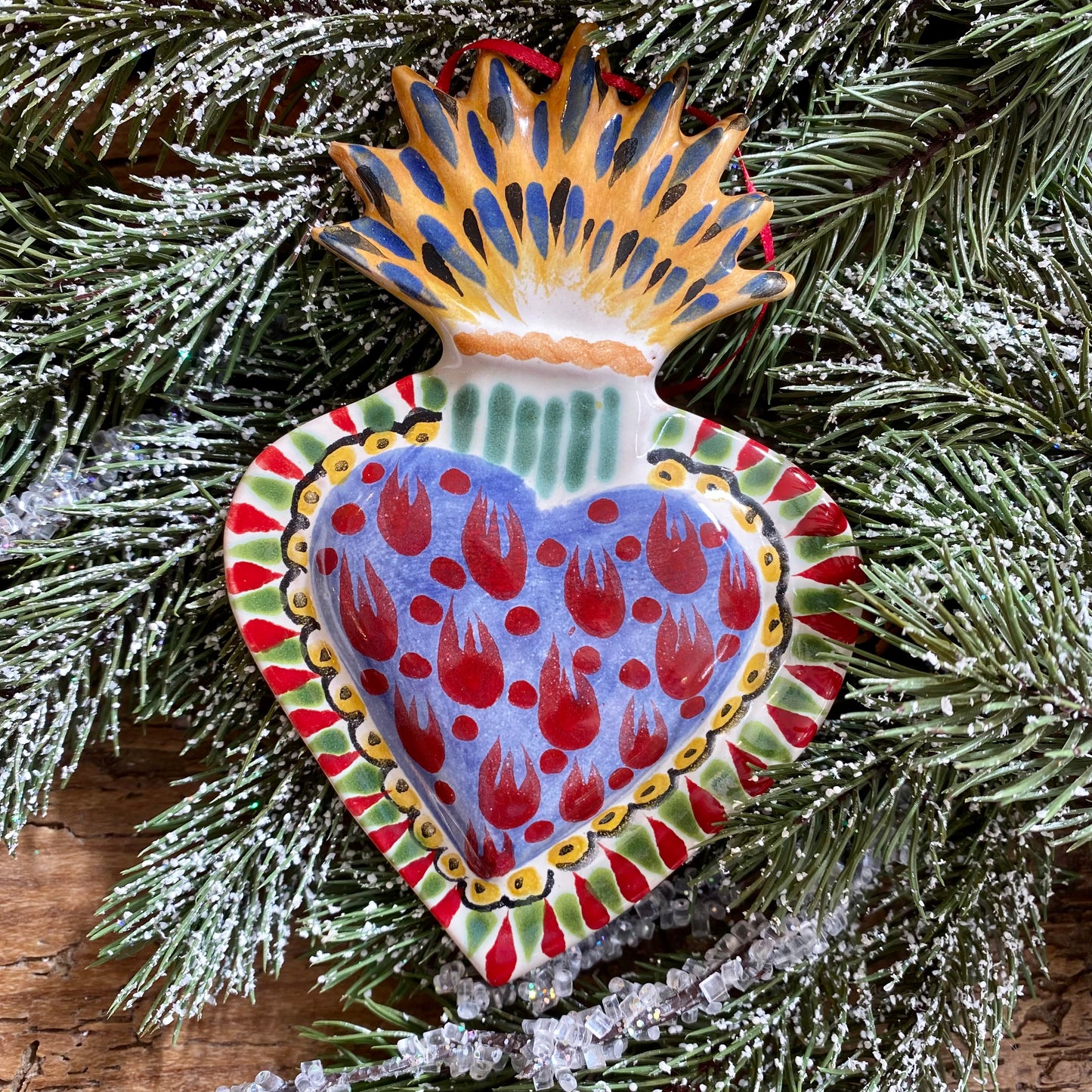 Gorky Gonzales Sacred Heart Ornament