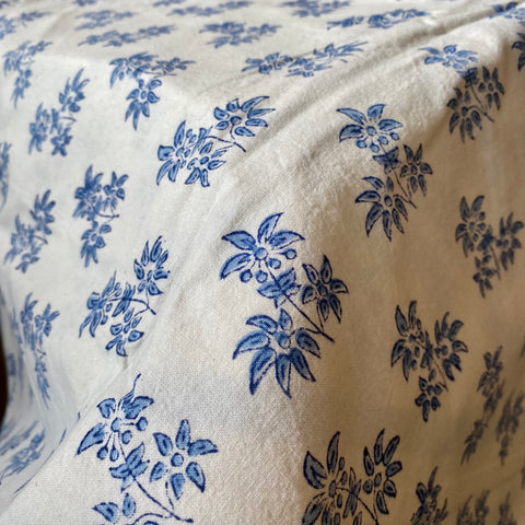 Jasmine Blue Tablecloth- 86” Round