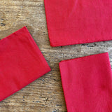 Solid Red Napkin