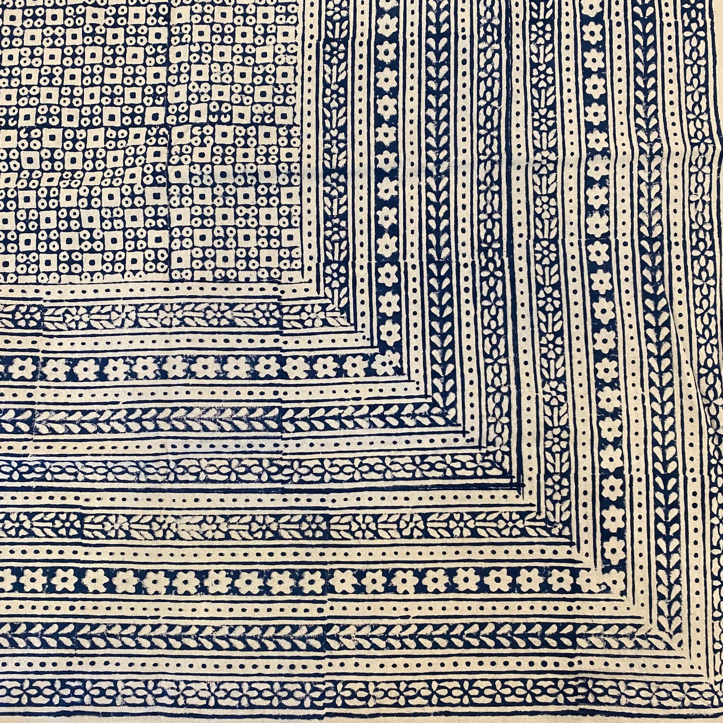 Nona Blue Tablecloth- 60” x 90”