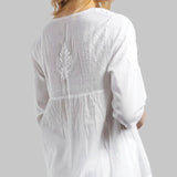 Ramani White Embroidered Tunic