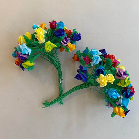Small Mexican Paper Flower Bouquet - Multicolored – Surroundings
