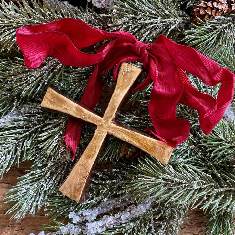 Barbara Biel Cross Ornament
