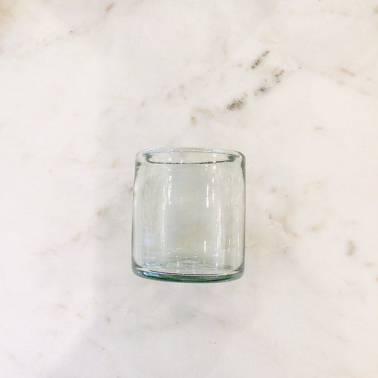 Short Mexican Glass Tumbler - Clear
