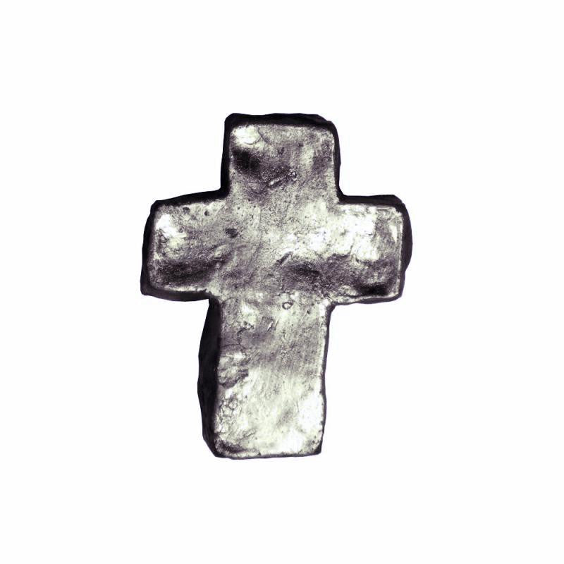 6-1/2" Silver Cross